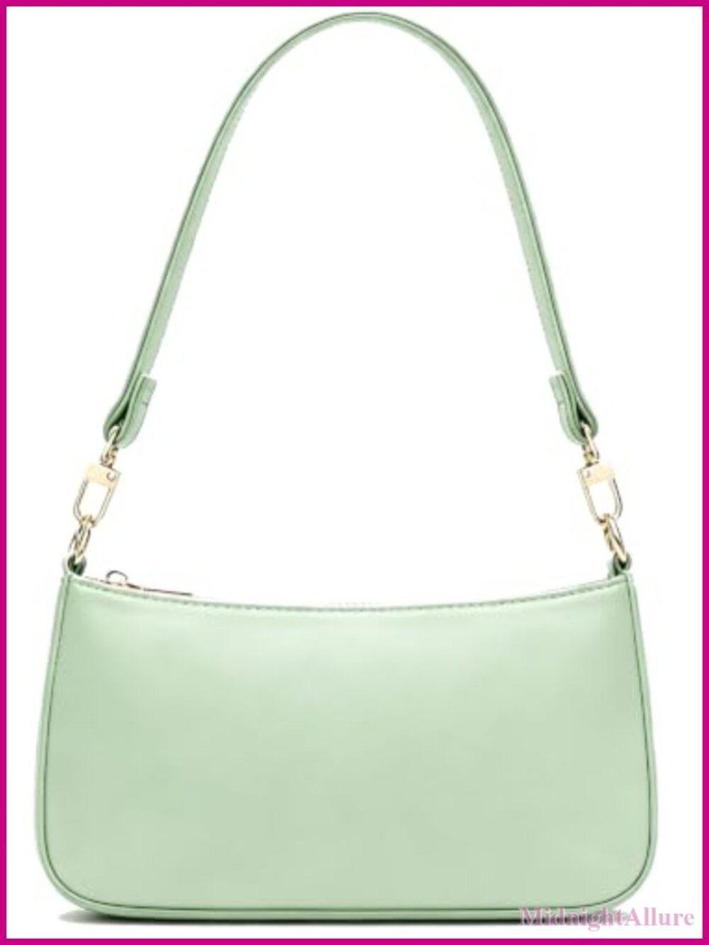 Vegan Leather Hobo Shoulder Bag Removable Crossbody Strap Purse